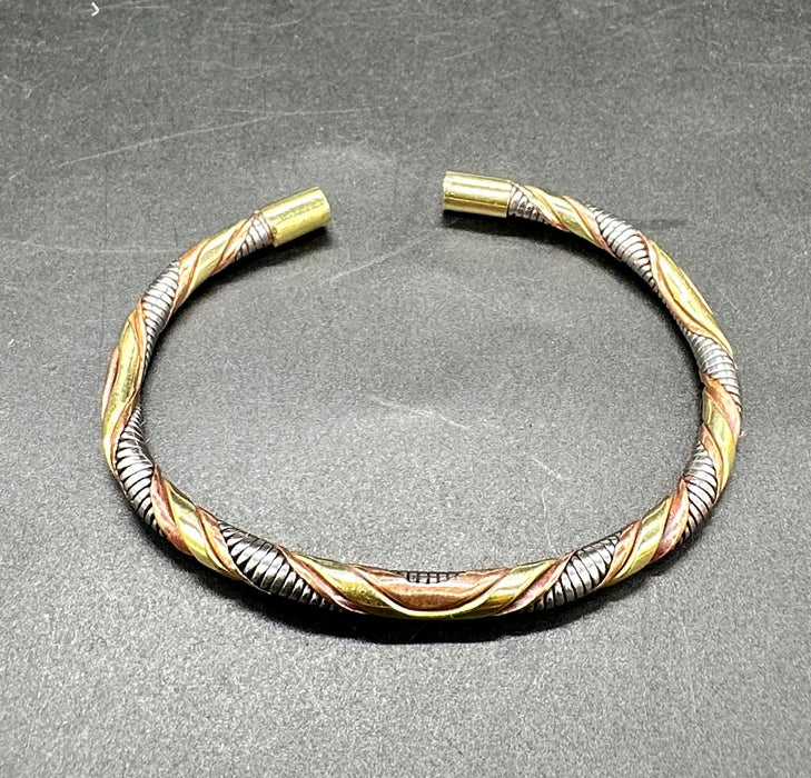 Bracciale con tre metalli