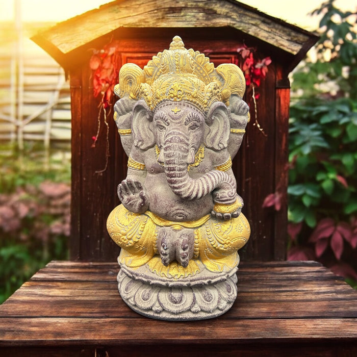 Ganesh fatto di sabbia