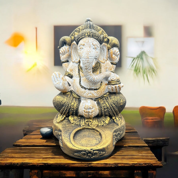 Ganesh fatto di sabbia