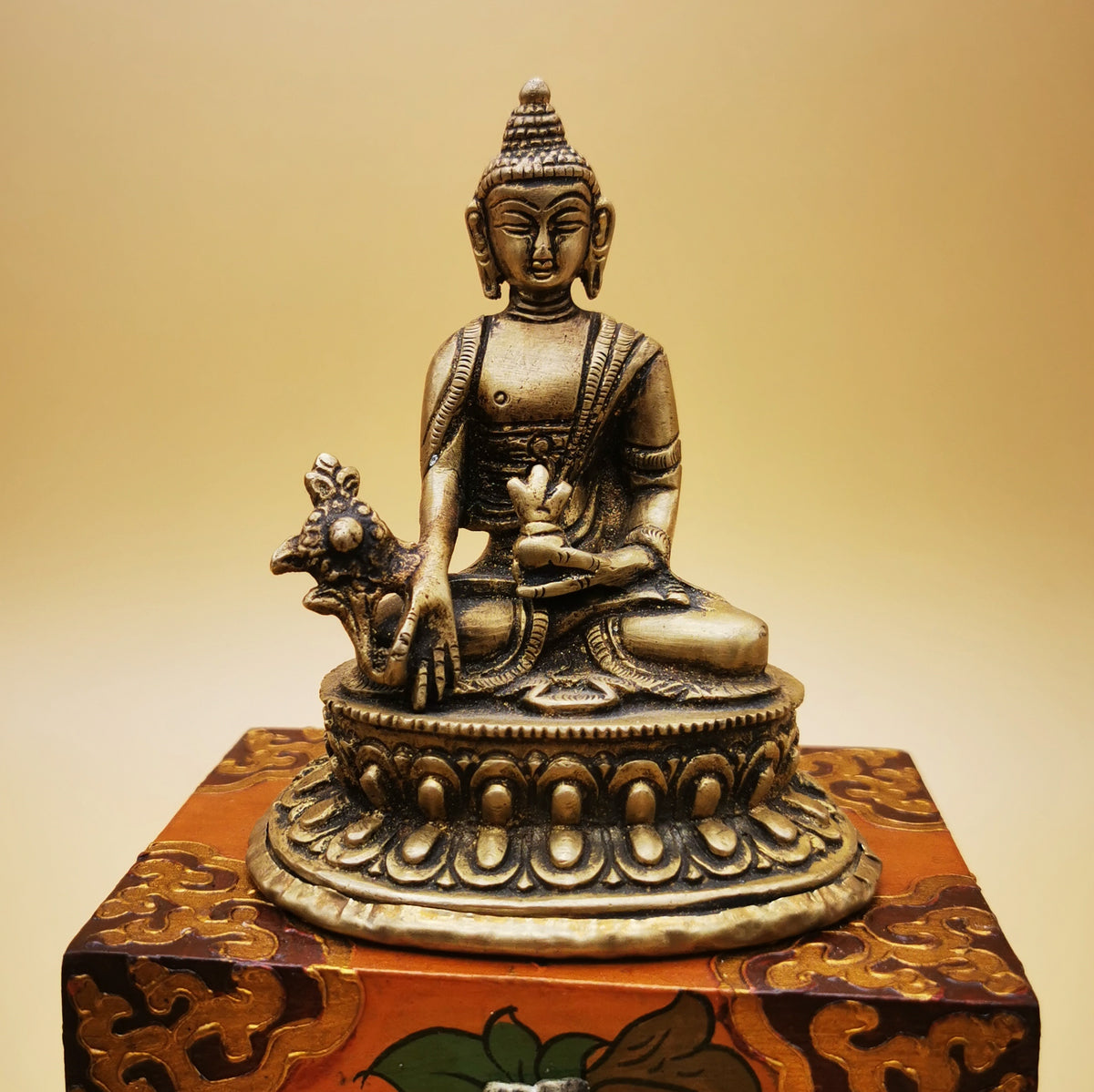 Statua del Buddha della Medicina - Campane Tibetane: oggetti rituali,  mobili, statue, gioielli e monili