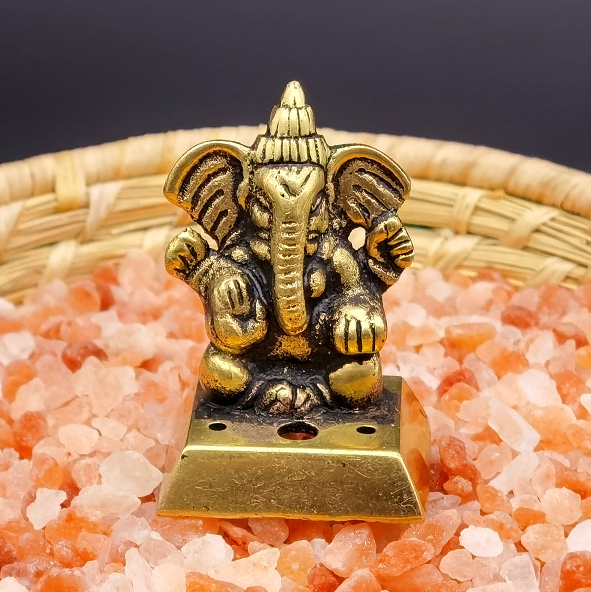 Porta Incensi Ganesha Fonte diametro 12cm – Fiore D'Oriente